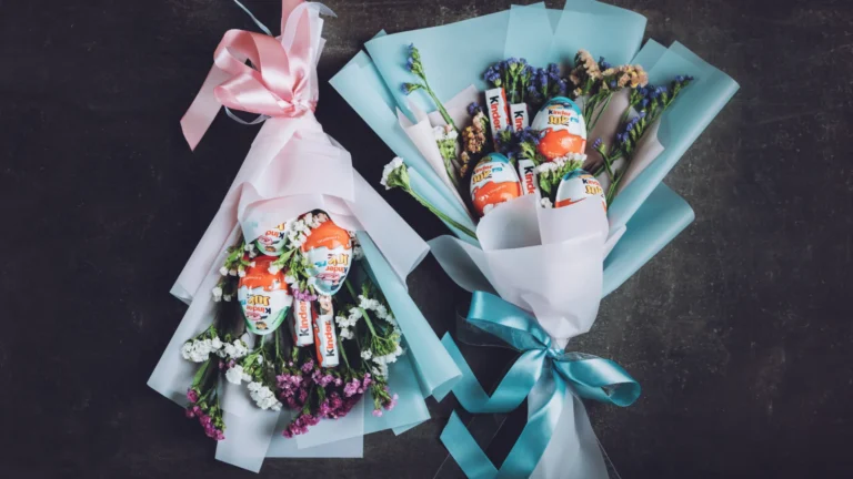 Wunderschöne Arrangements aus Süßigkeiten und Früchten für jeden Anlass.